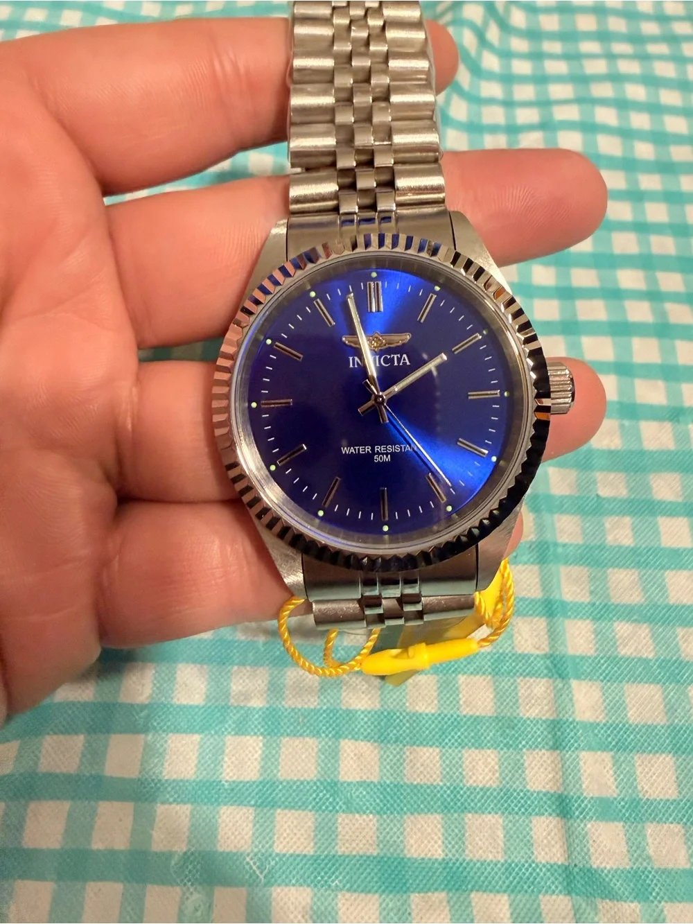 Invicta Specialty Men's Watch - 43mm, Steel, Beautiful Deep Blue Dial (29375)